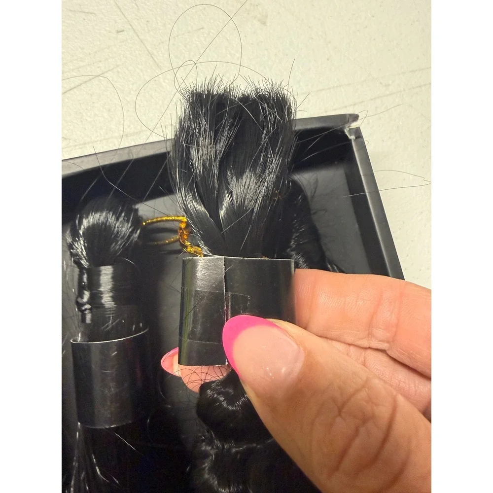 Dotrik Luxe Braids Boho Water Wave Premium Human‎ Hair Blend Black 3 Bundles DLB
